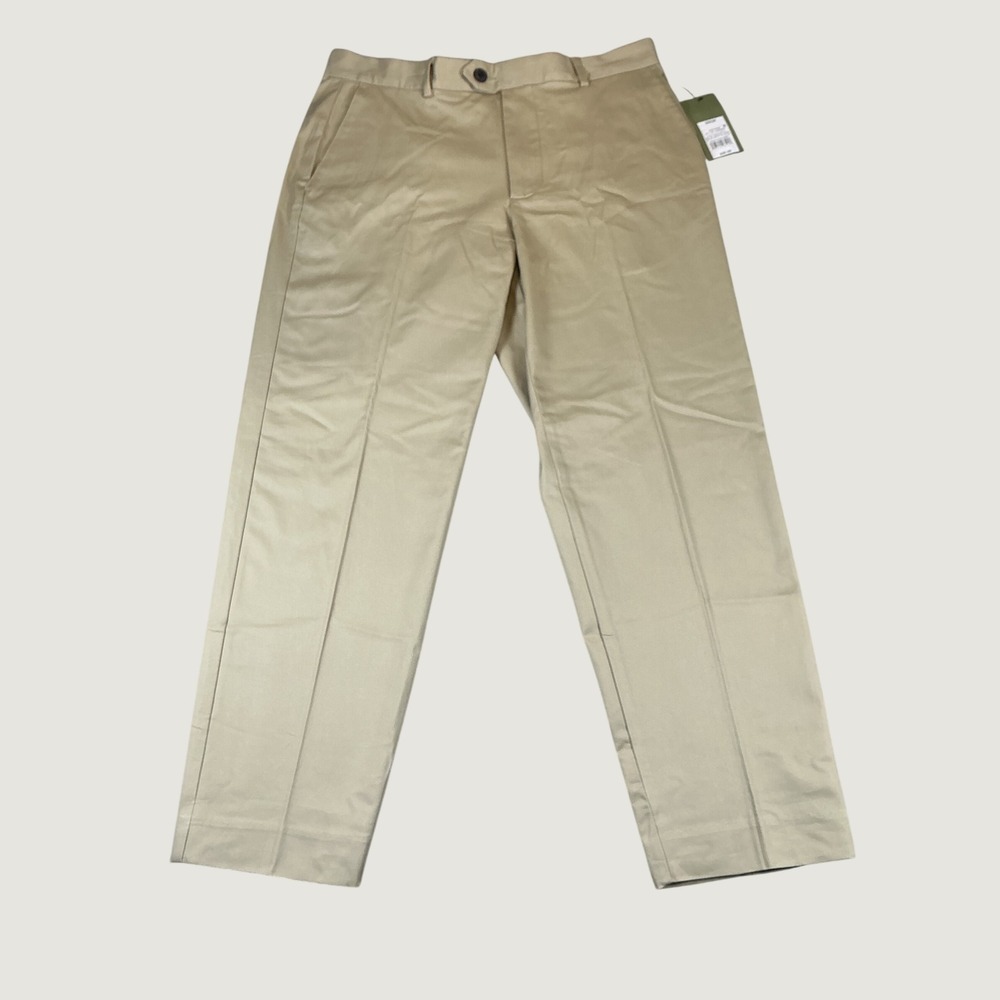 Goodfellow & Co Dress Pants Mens 32x30 Khaki Tan Flat Front Straight NWT